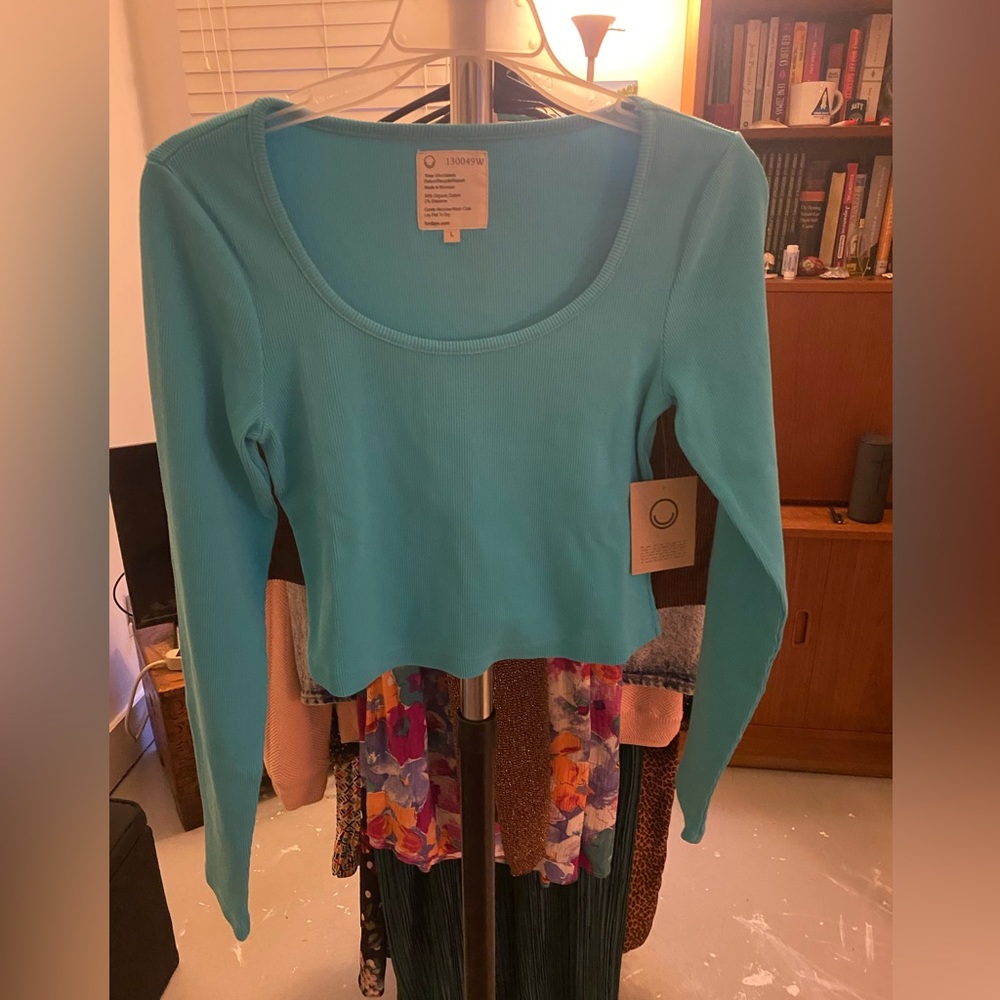 NWT Fordays For Days 90’s Crop Long Sleeve crop